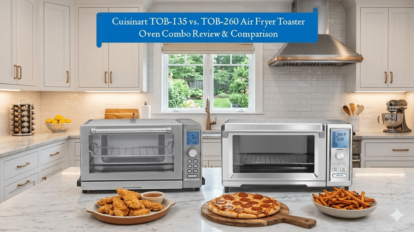 Cuisinart TOB-135 vs. TOB-260 Air Fryer Toaster Oven
