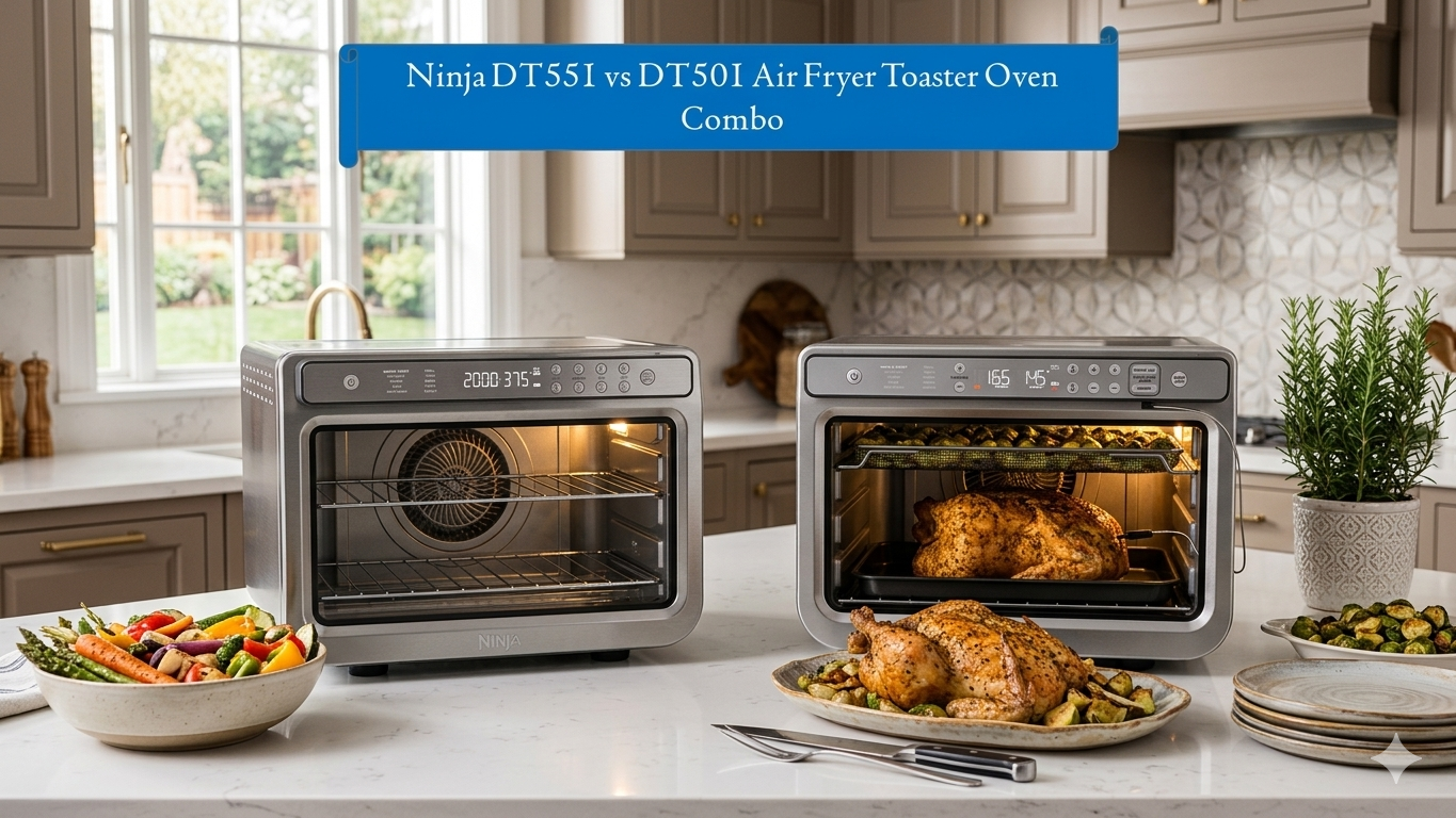 Ninja DT551 vs DT501 Air Fryer Toaster Oven Combo