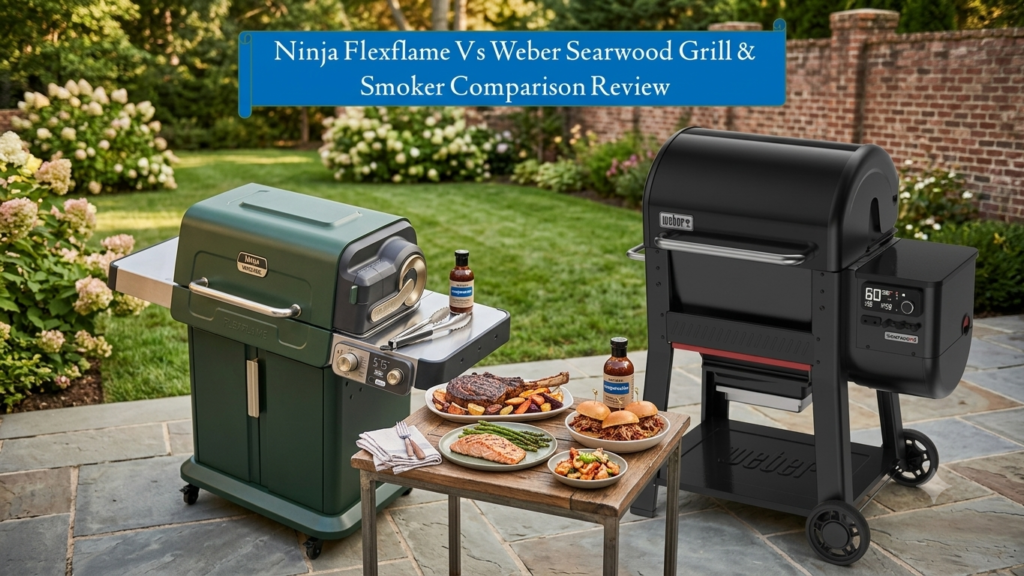 Ninja Flexflame Vs Weber Searwood Grill