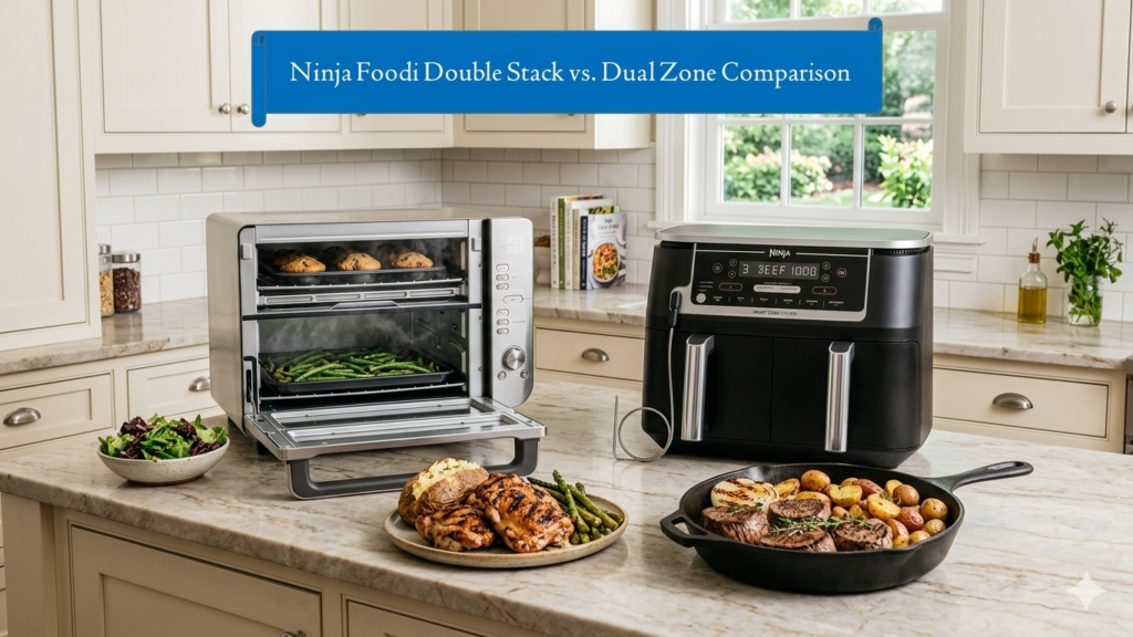 Ninja Foodi Double Stack vs. Dual Zone Comparison