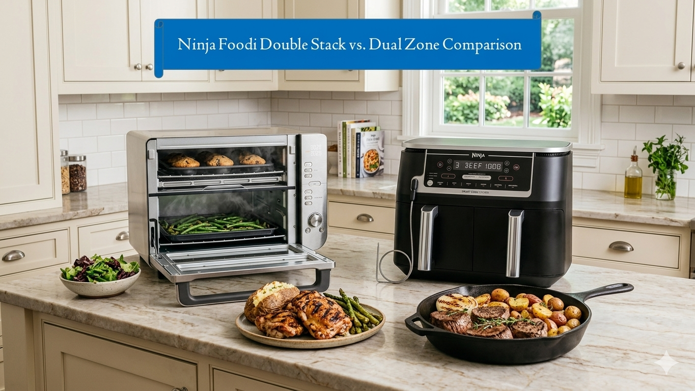 Ninja Foodi Double Stack vs. Dual Zone Comparison