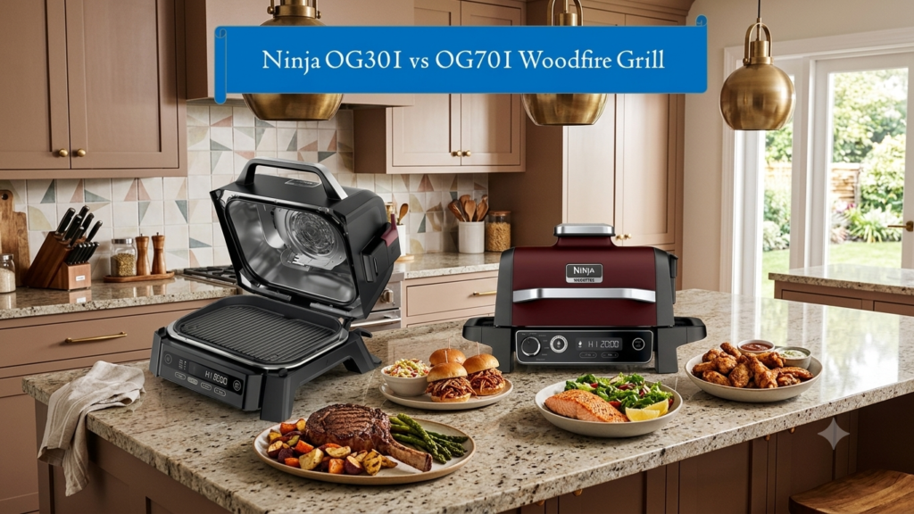 Ninja OG301 vs OG701 Woodfire Grill