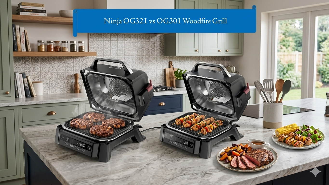 Ninja OG321 vs OG301 Woodfire Grill