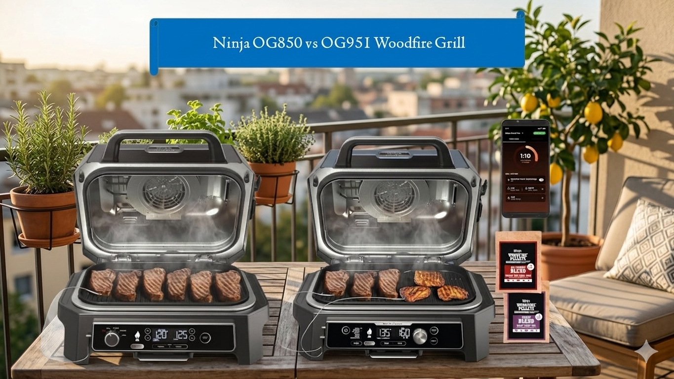 Ninja OG850 vs OG951 Woodfire Grill
