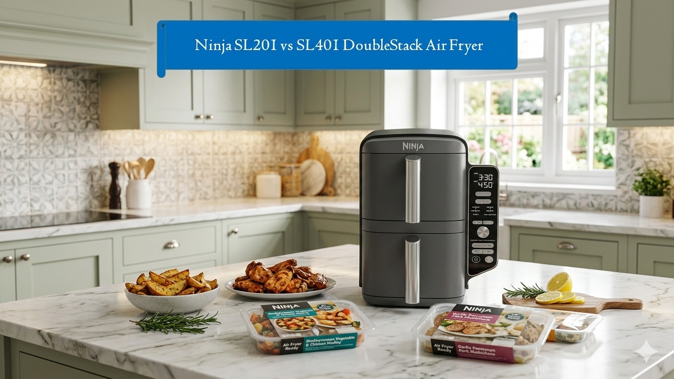 Ninja SL201 vs SL401 DoubleStack Air Fryer