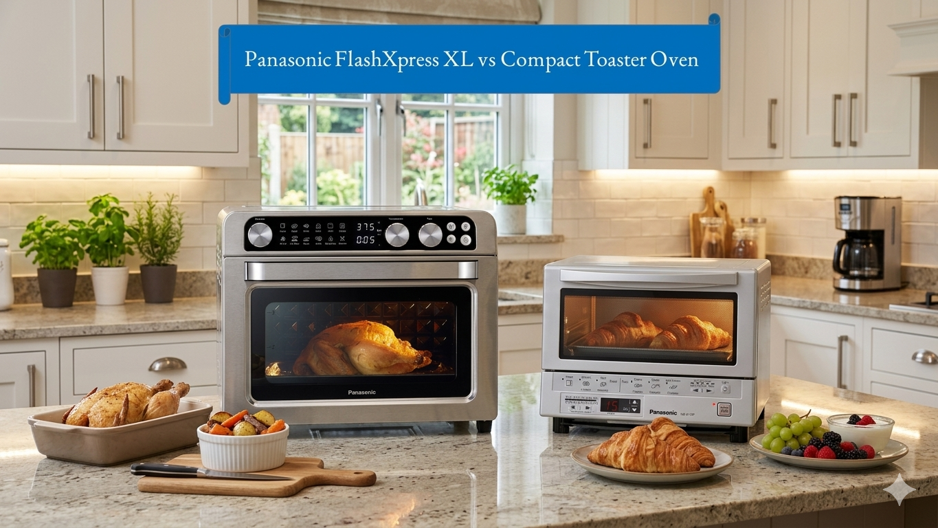 Panasonic FlashXpress XL vs Compact Toaster Oven