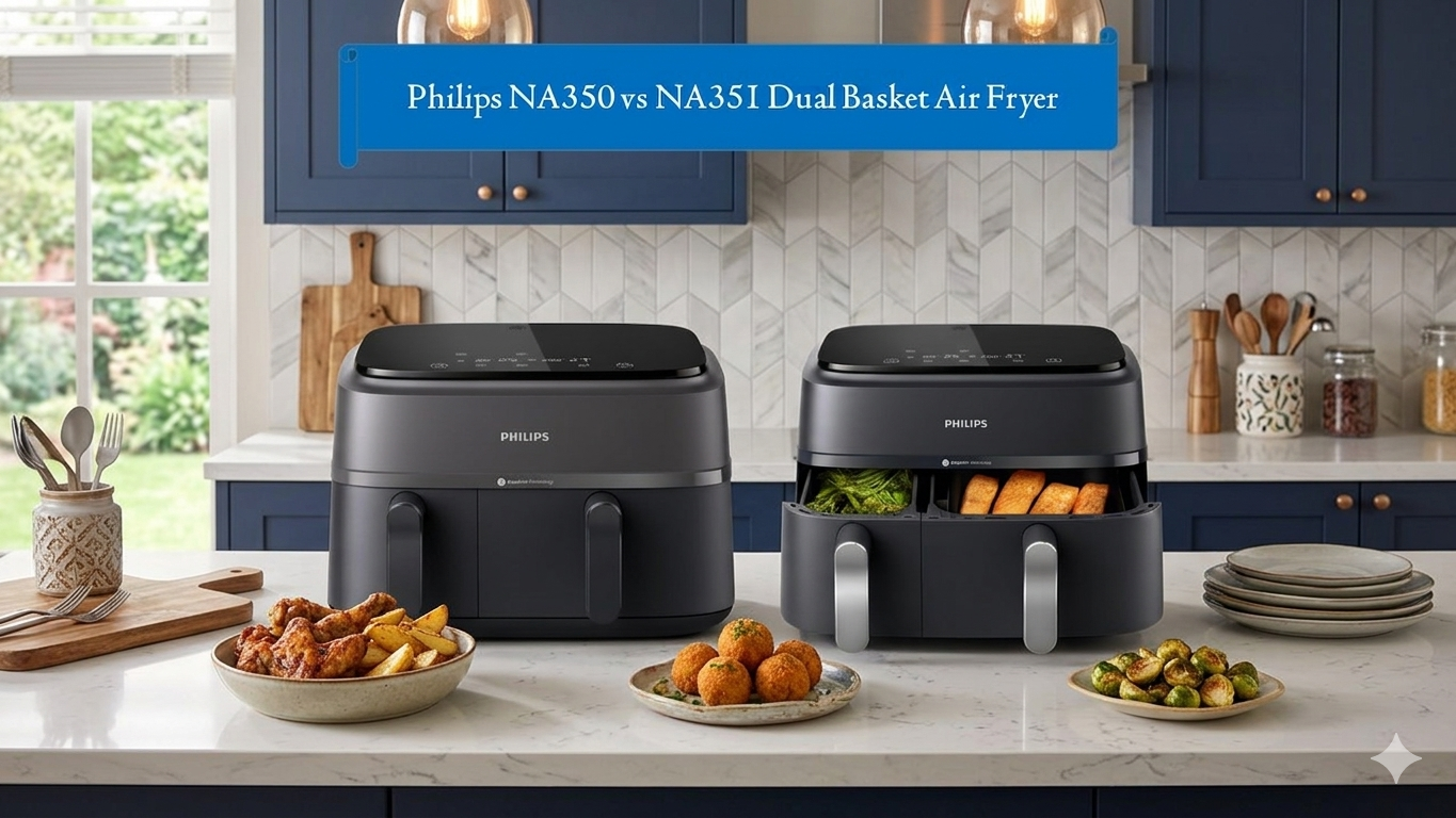 Philips NA350 vs NA351 Dual Basket Air Fryer