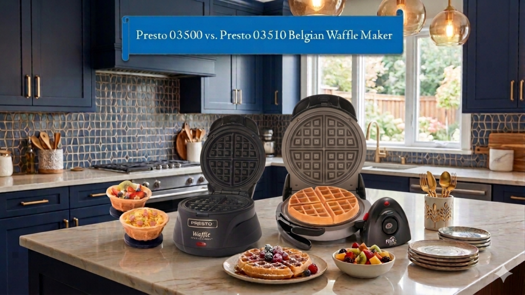 Presto 03500 vs. Presto 03510 Belgian Waffle Maker