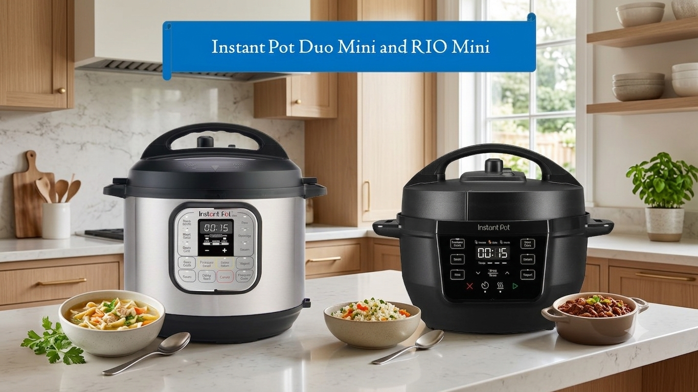 Instant Pot Duo Mini and RIO Mini