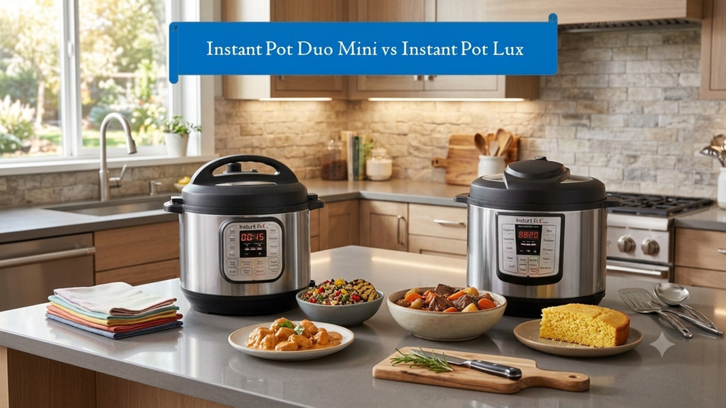 Instant Pot Duo Mini vs Instant Pot Lux