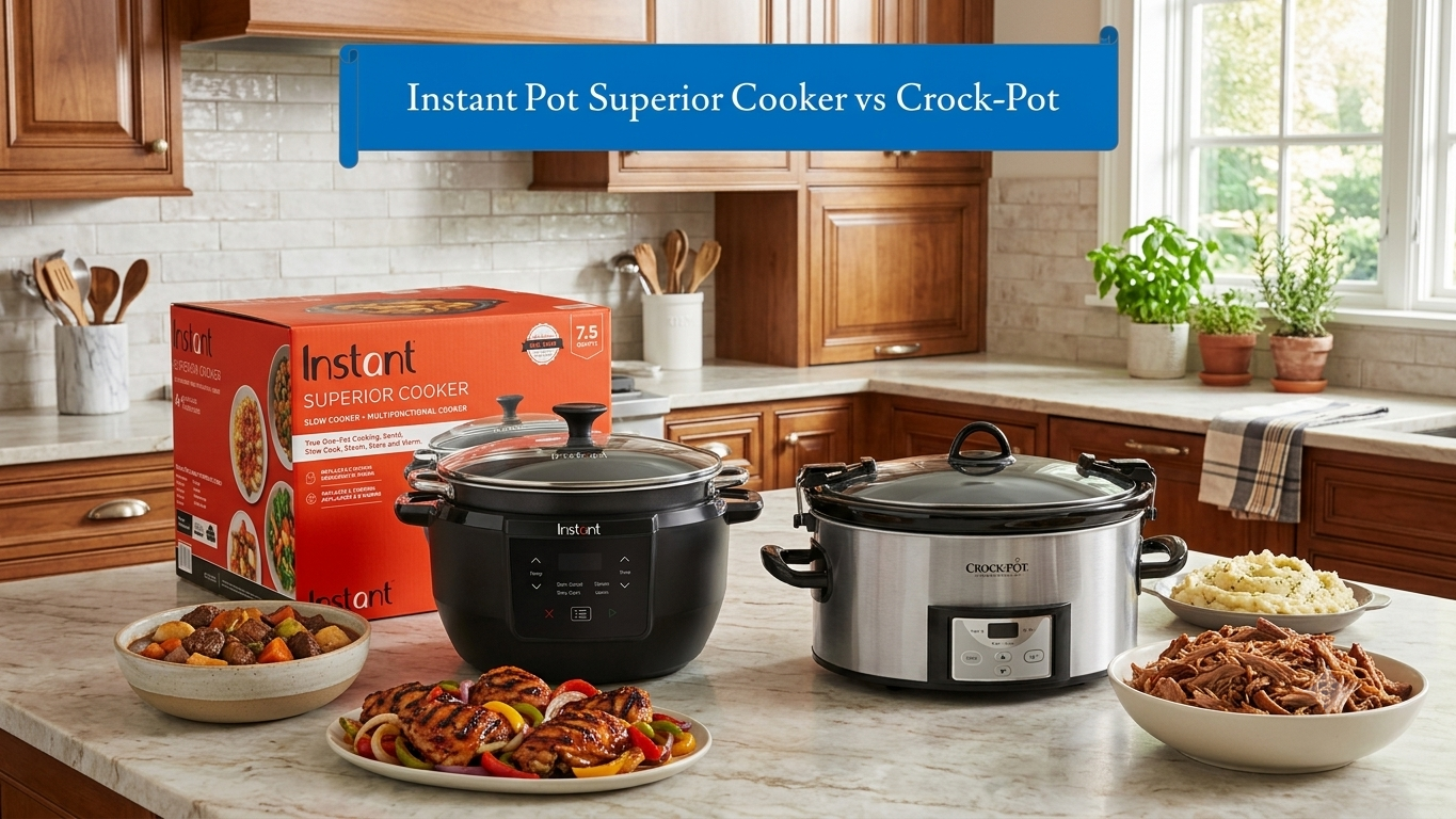 Instant Pot Superior Cooker vs Crock-Pot